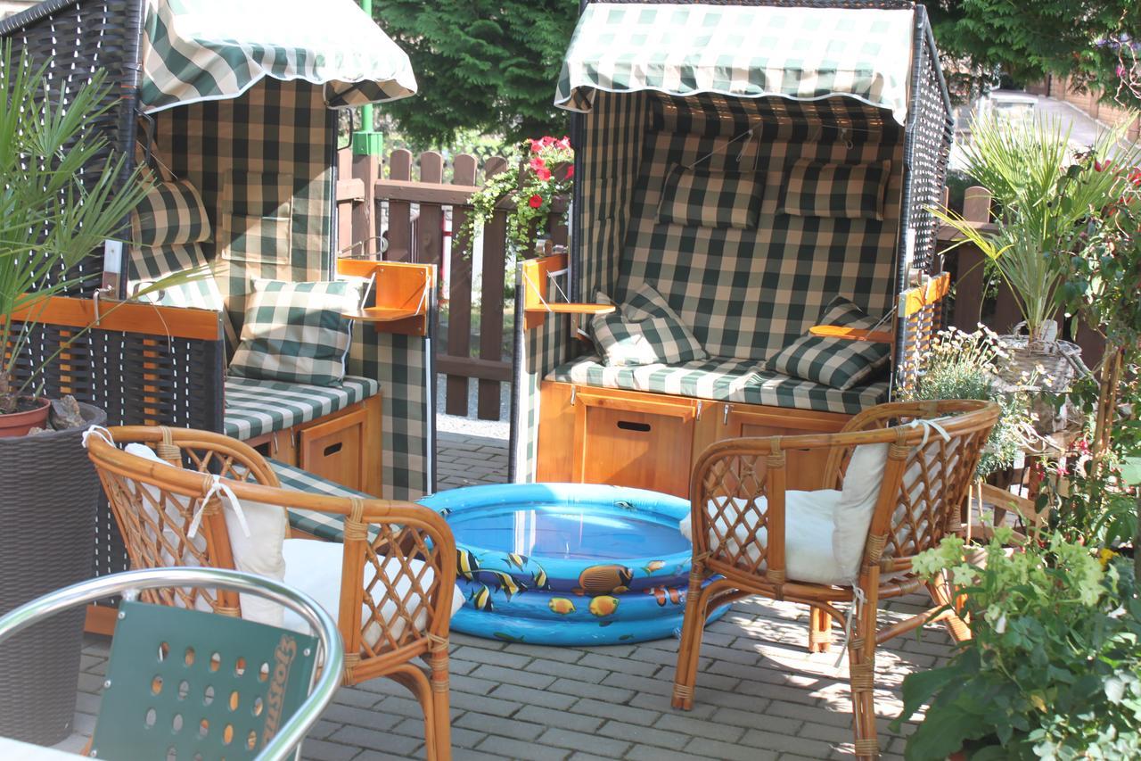 Pension Und Restaurant Die Burg Ehrenfriedersdorf Εξωτερικό φωτογραφία